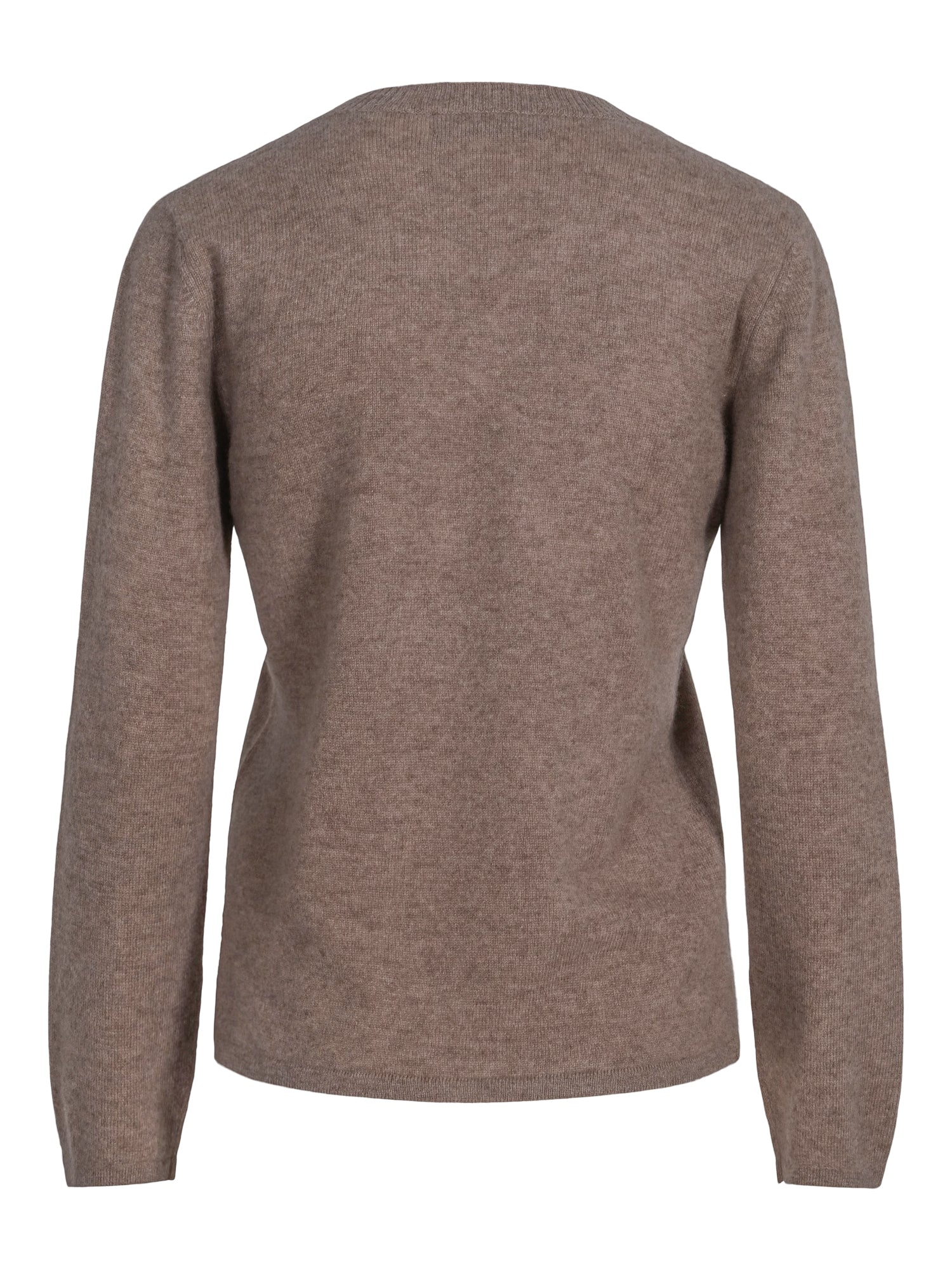 Classic organic cashmere V-neck sweater