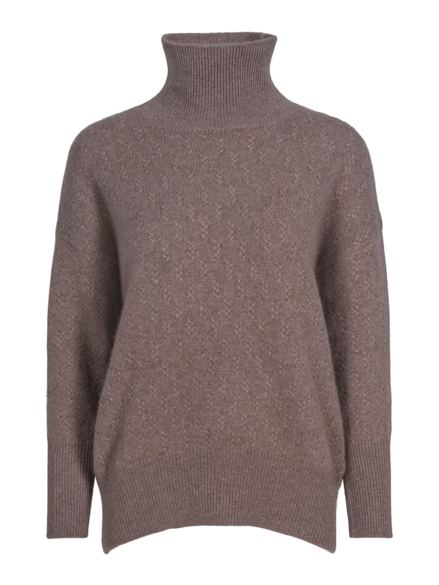 Lofoten - mørk naturfarget kashmirgenser