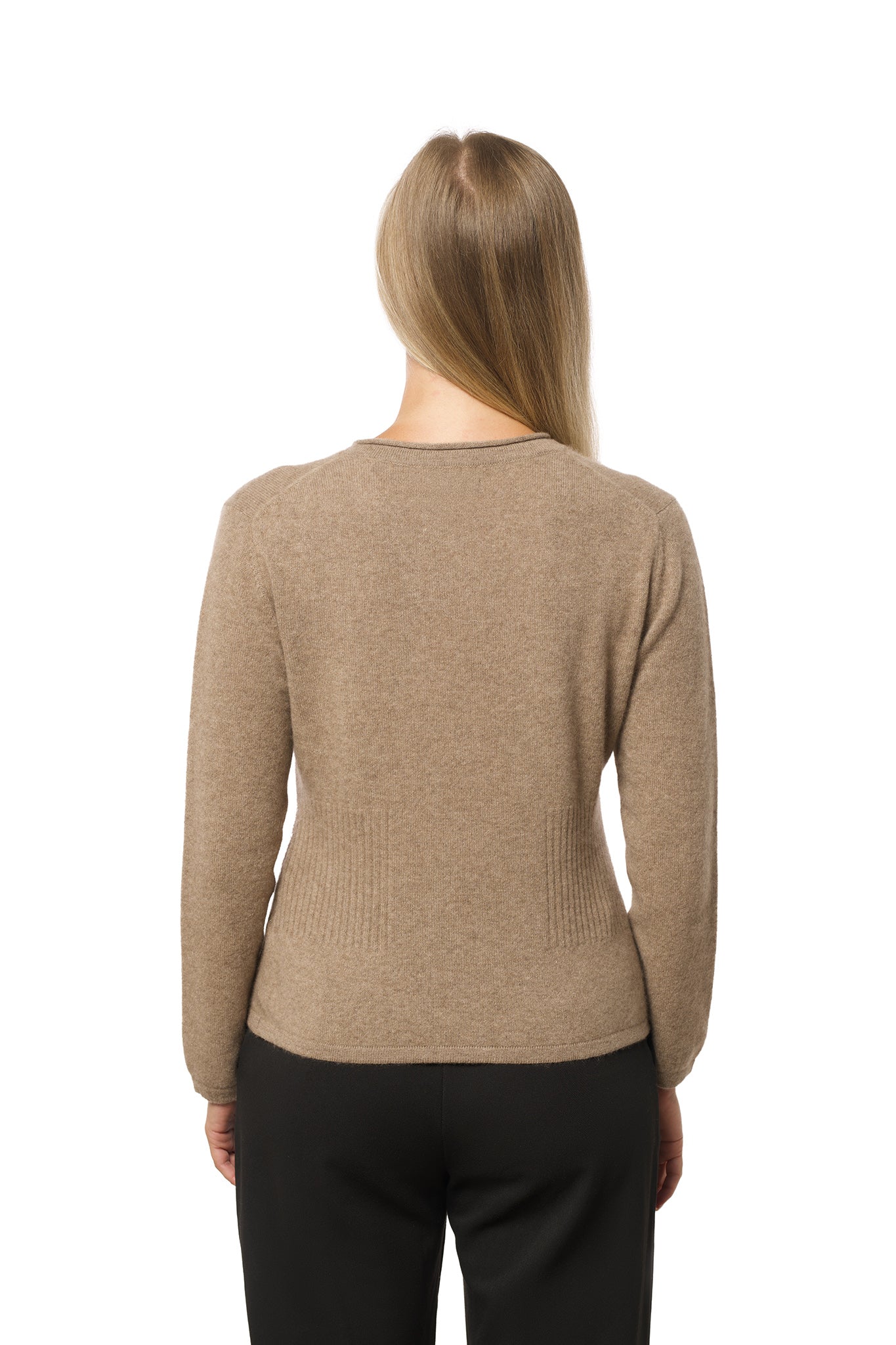 Classic Fitted Organic Cashmere Cardigan
