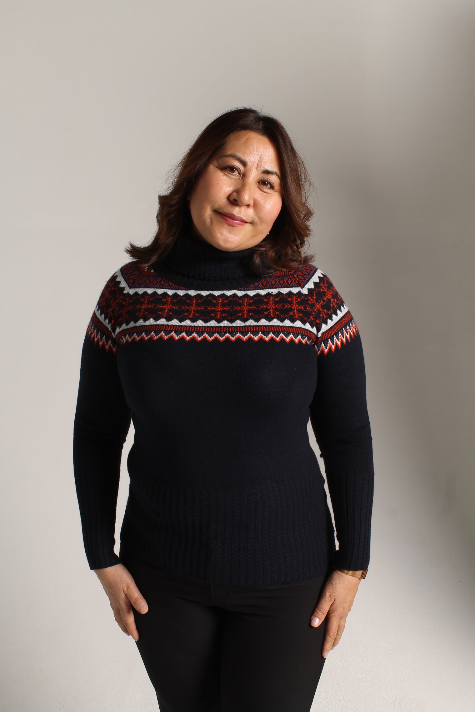 Kashmirgenser Norefjell mørkeblå