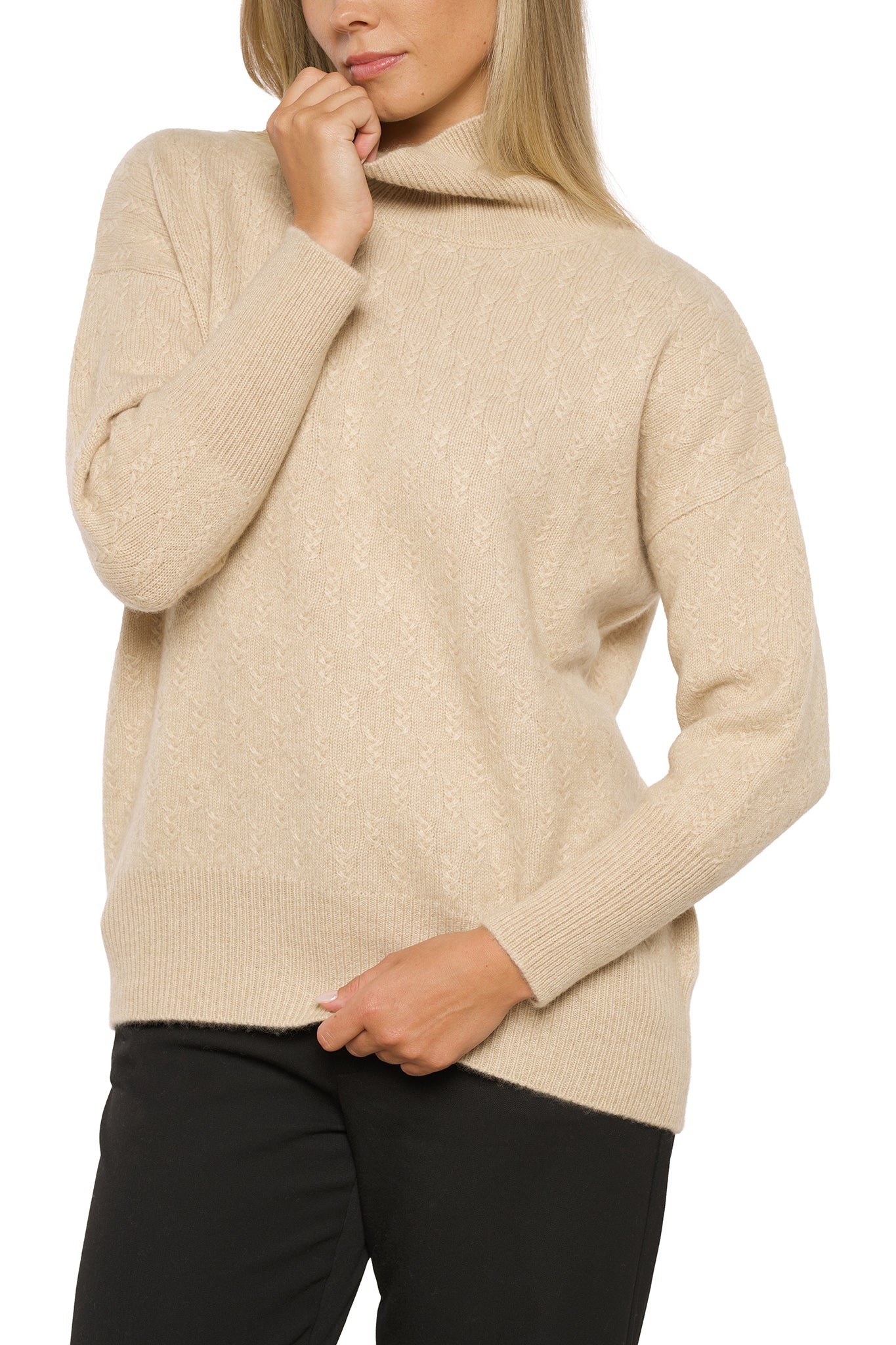 Lofoten – "Limited Edition" Light Natural Colour Cashmere Sweater