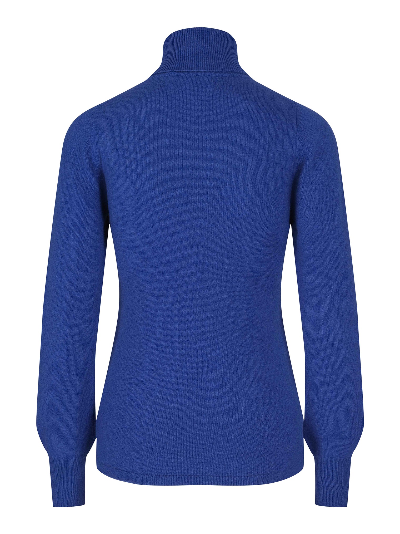 Høyhalset kashmirgenser ultrablå