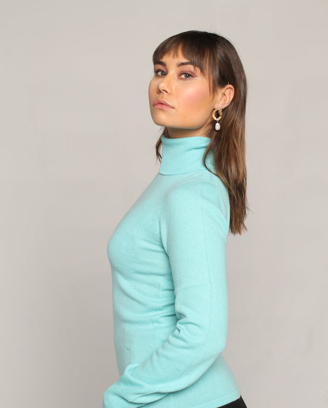 Høyhalset kashmirgenser amalfi