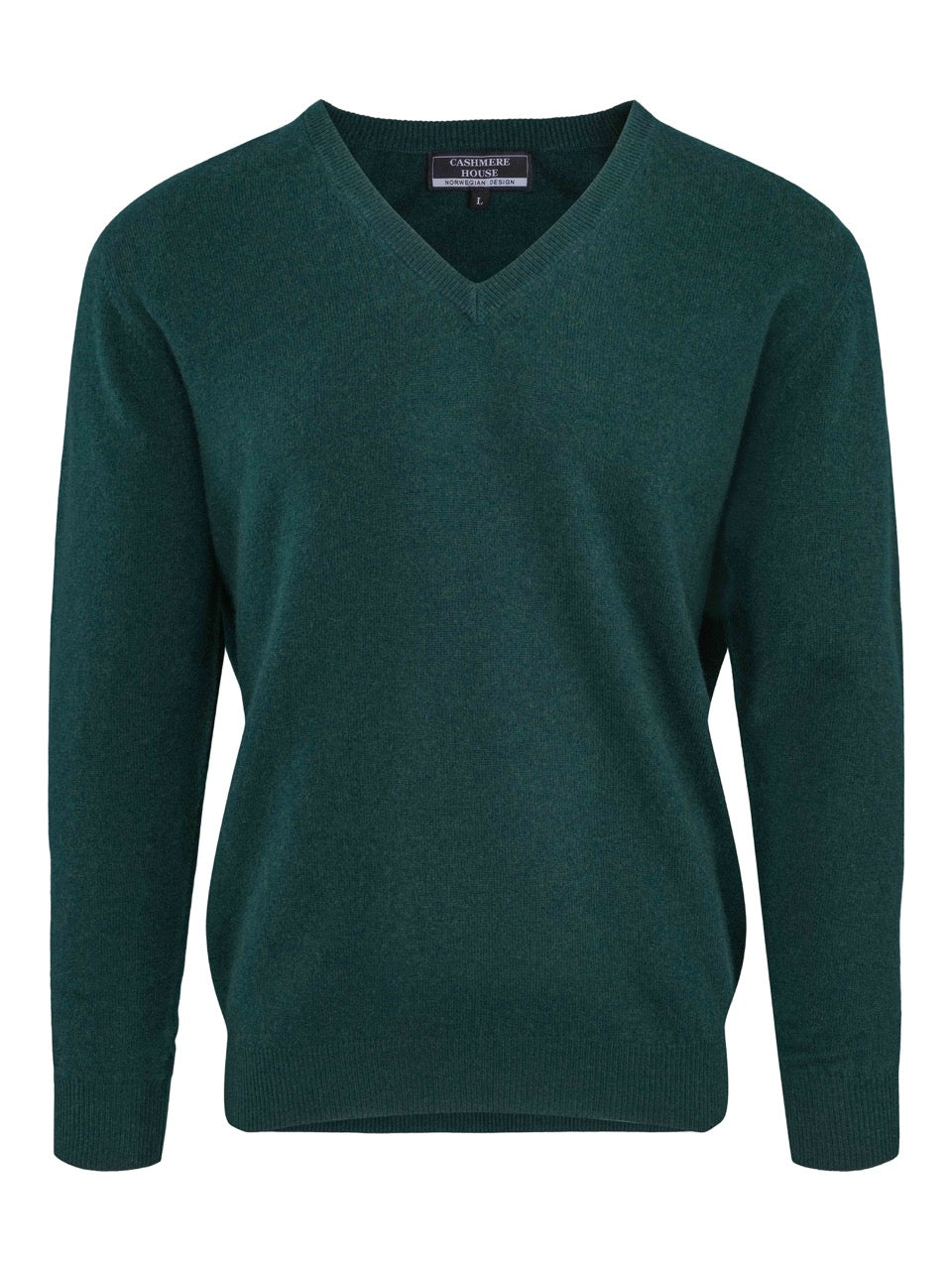 V-hals kashmirgenser forest