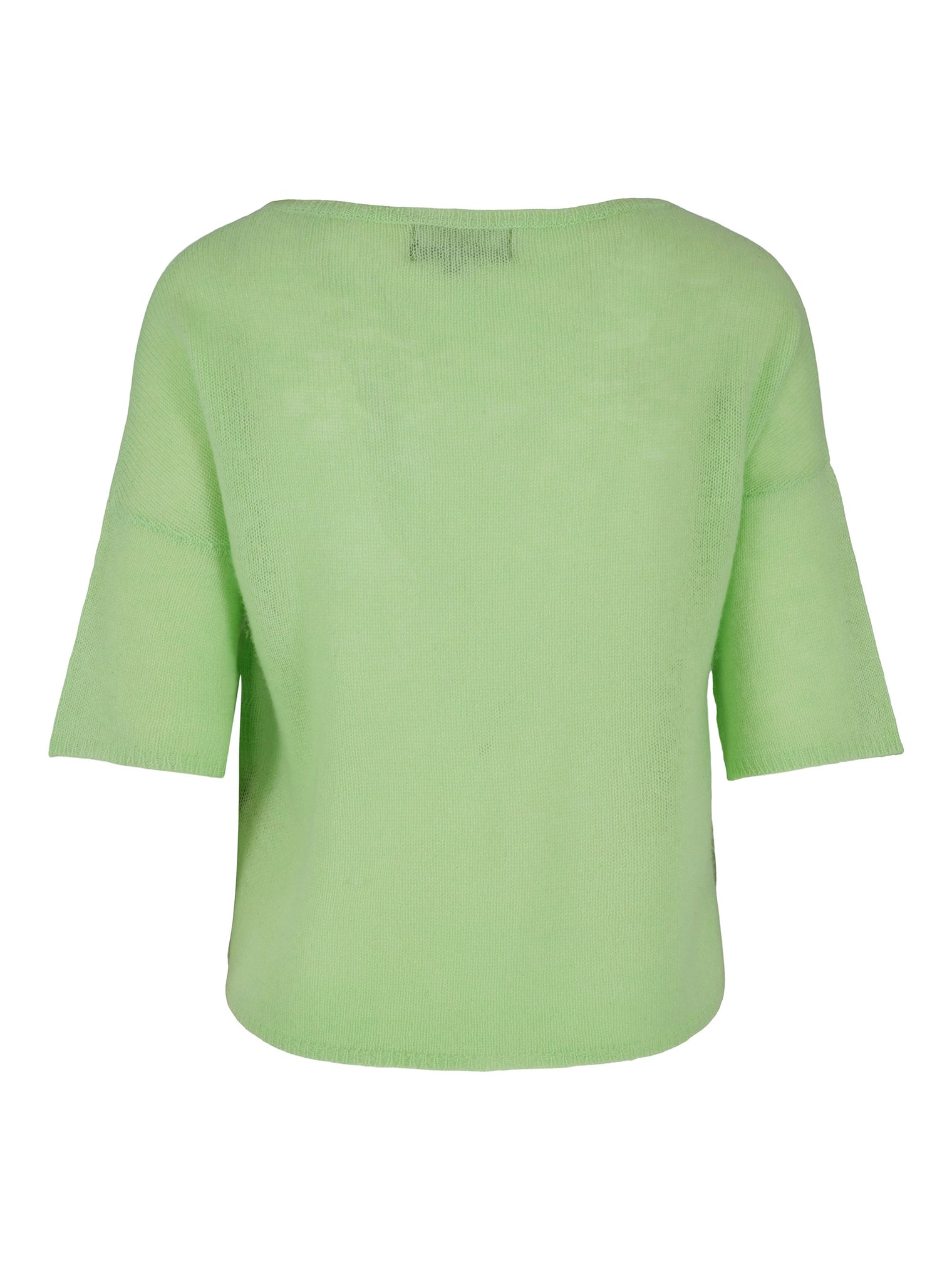 Kortermet kashmirgenser grønn