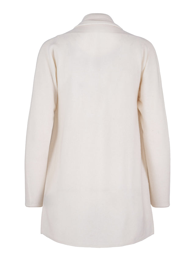 Kashmir cardigan hvit