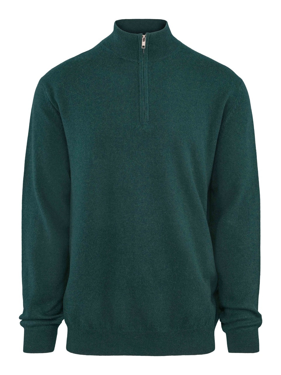 Kashmirgenser med zip forest