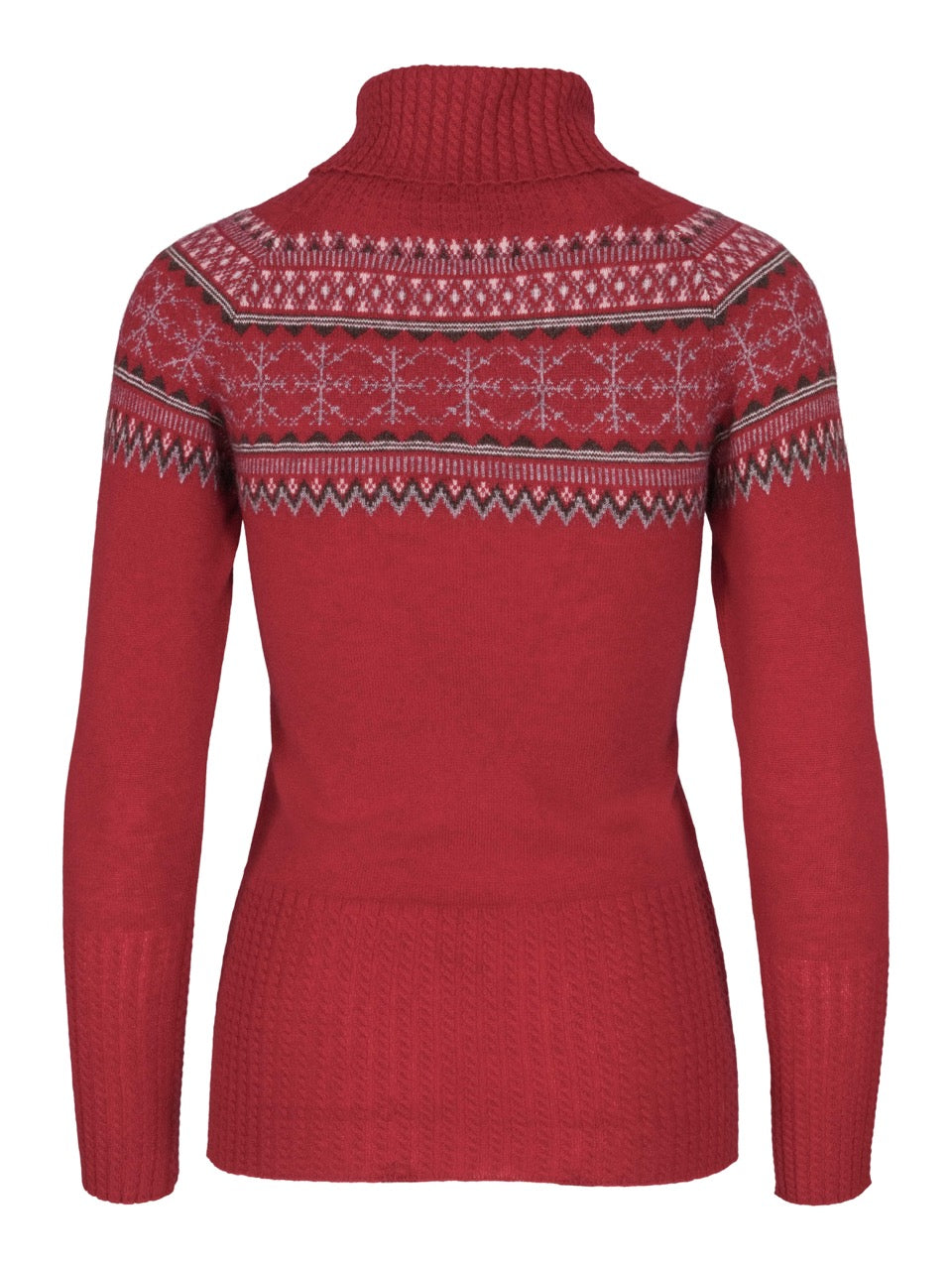 Norefjell cashmere jumper burgundy