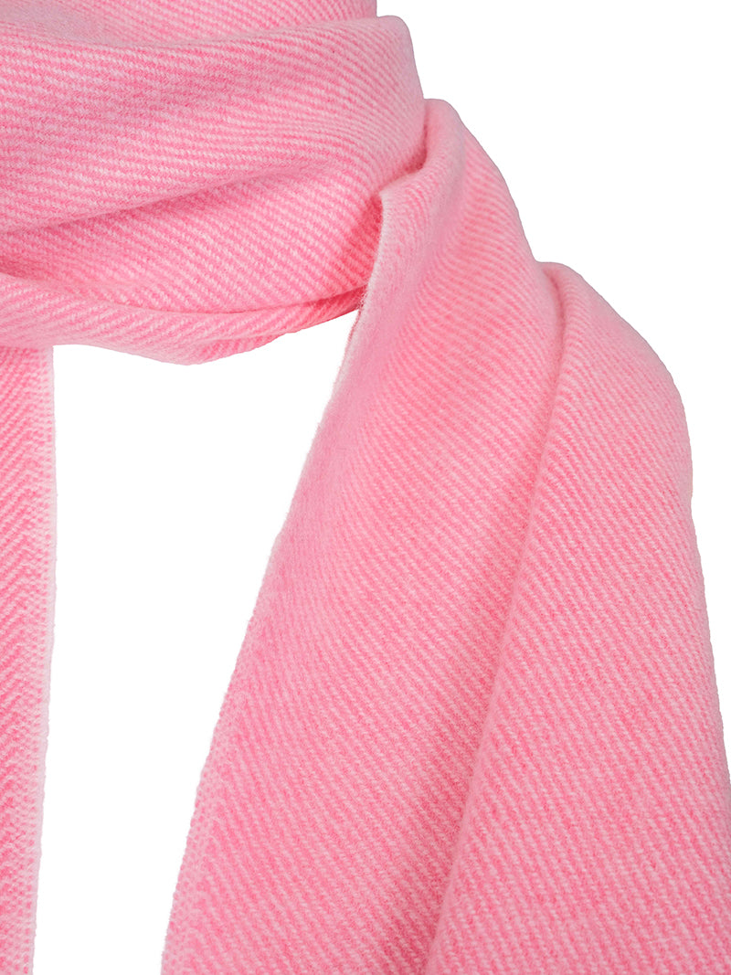 Kashmirskjerf med frynser rosa