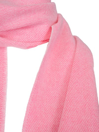 Kashmirskjerf med frynser rosa