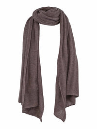 Big knitted kashmir skjerf otter