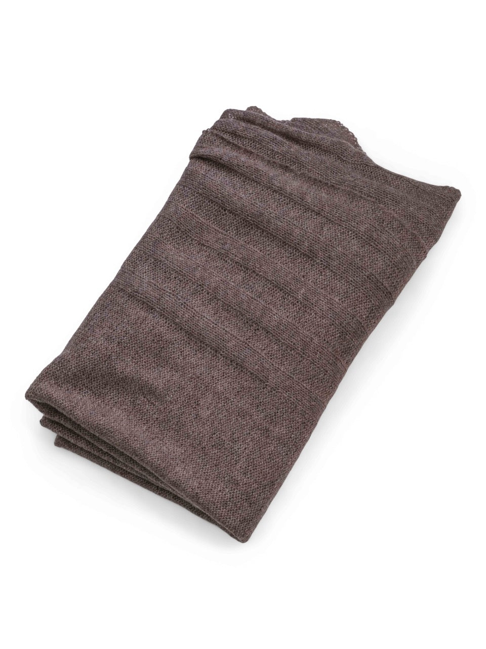 Big knitted kashmir skjerf otter