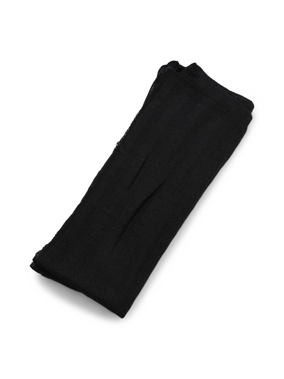 Big knitted kashmir skjerf svart