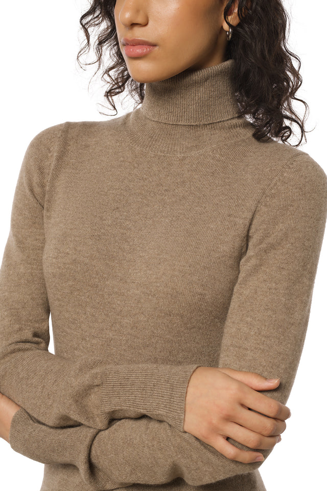 Høyhalset kashmirgenser organic