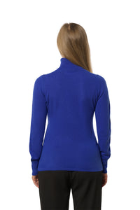 Turtleneck Cashmere Sweater – Ultra Blue