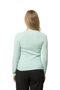 Classic Cashmere Cardigan – Mint