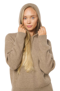 Organic Cashmere Hoodie