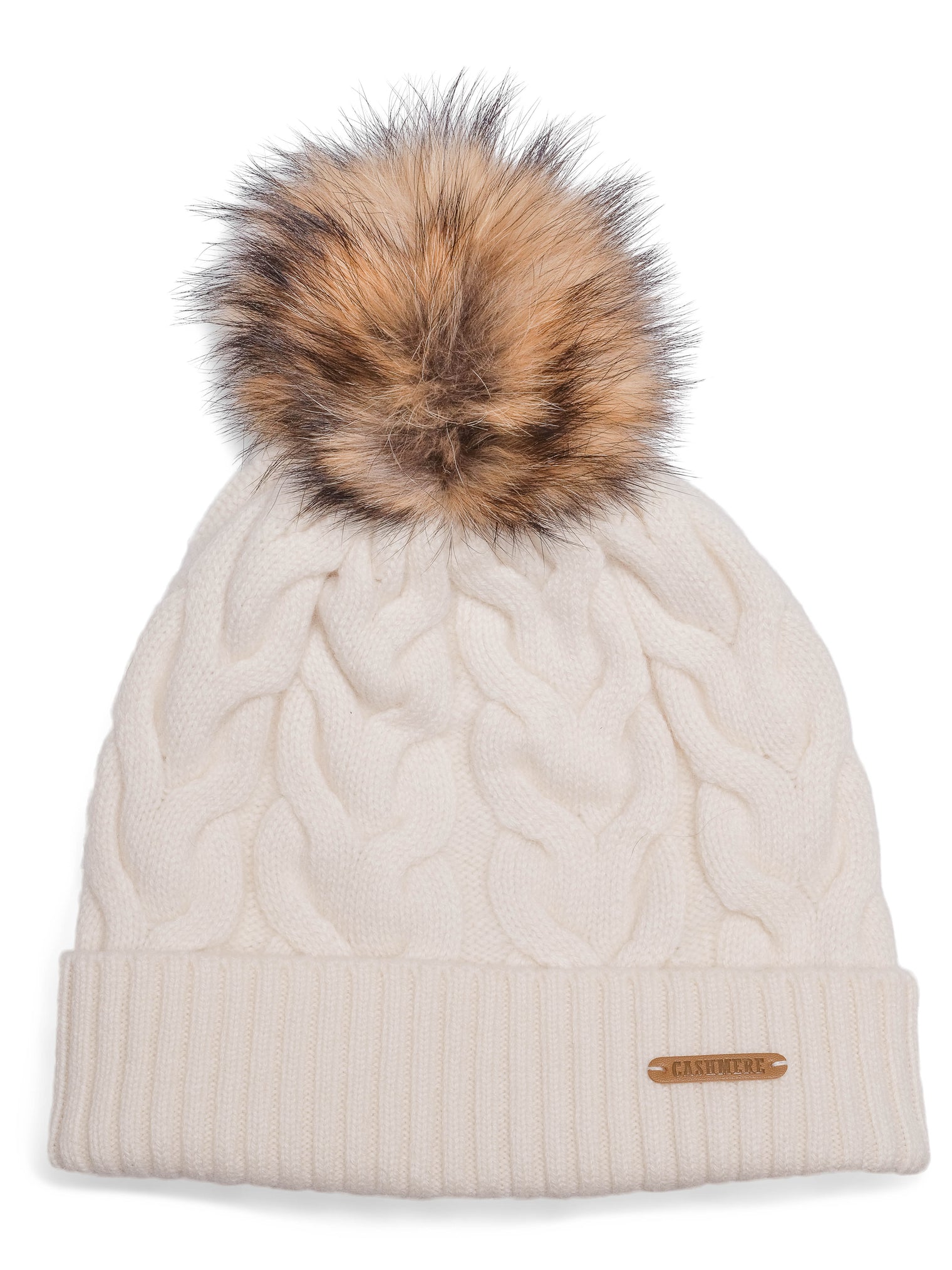 Kashmirlue med dusk hvit