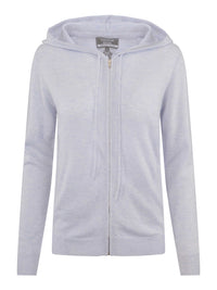 Kashmir hettejakke blue mist