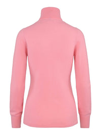 Høyhalset kashmirgenser bubbelgum