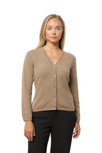 Classic Fitted Organic Cashmere Cardigan