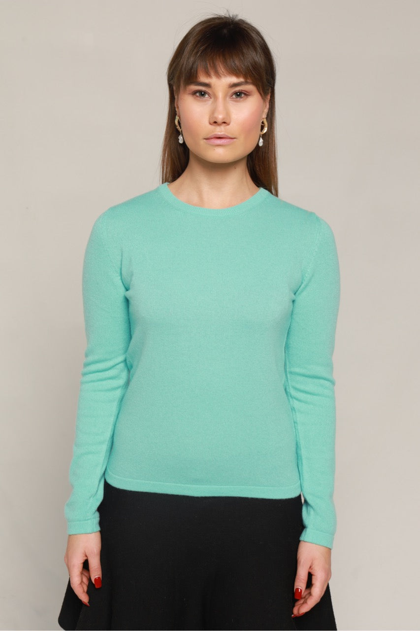 Round Neck Cashmere Sweater – Amalfi