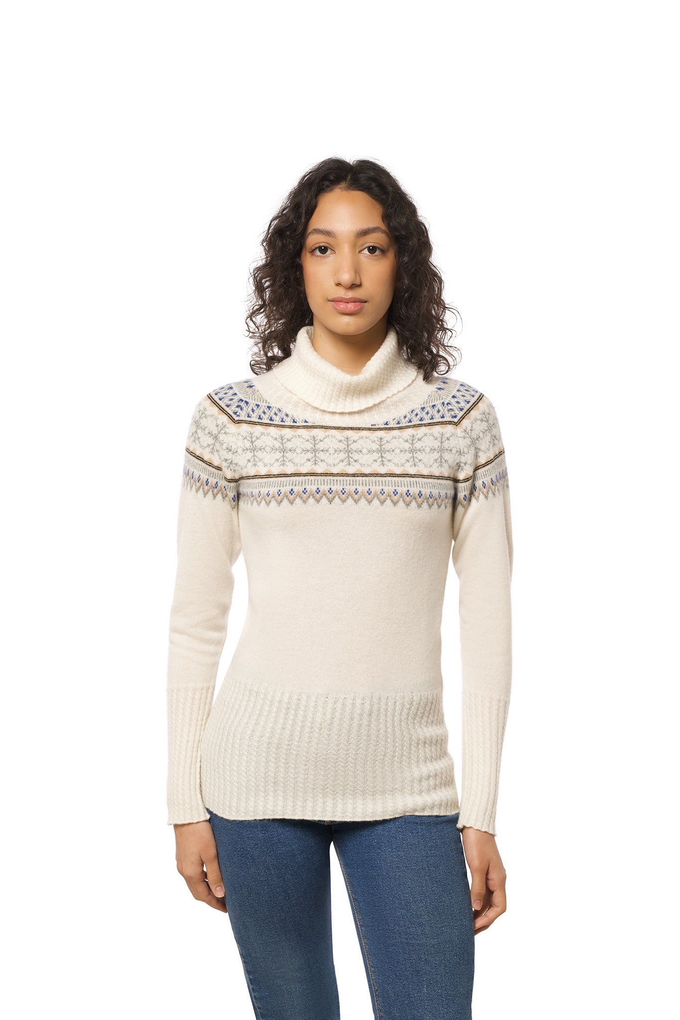 Norefjell cashmere sweater white