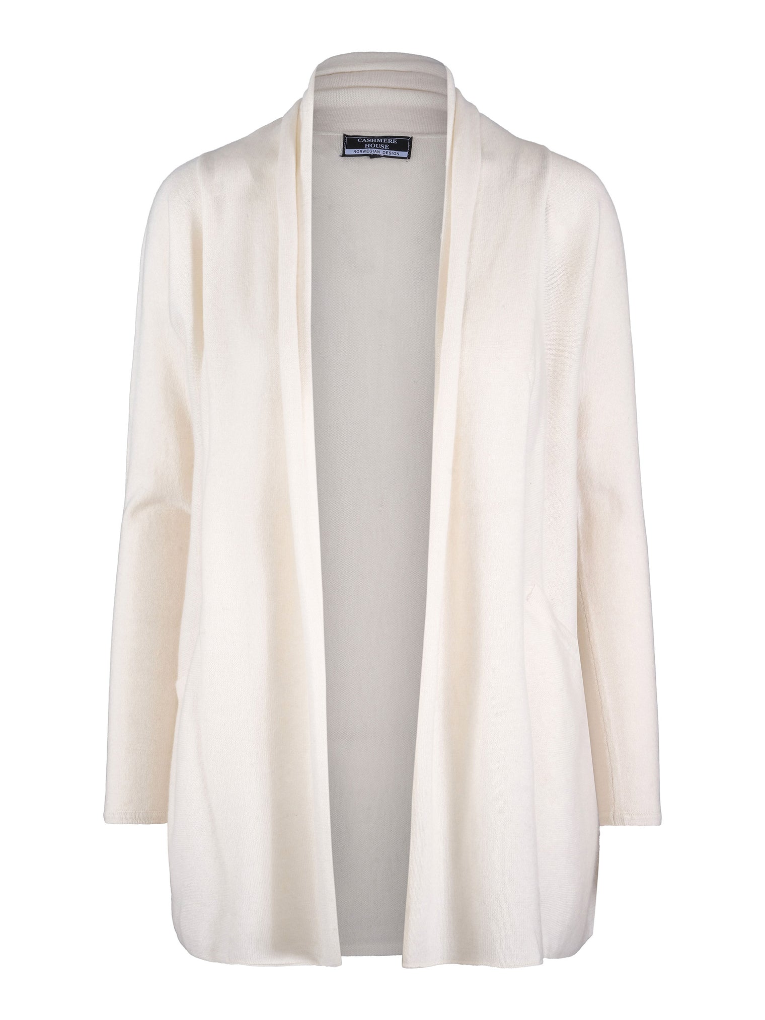Kashmir cardigan hvit