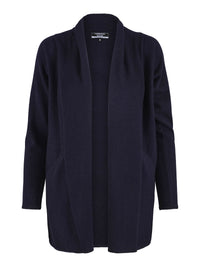 Kashmir cardigan marineblå
