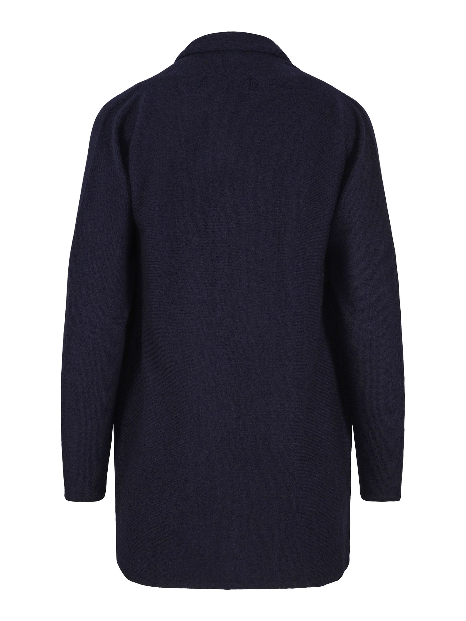 Kashmir cardigan marineblå