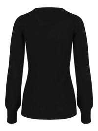 Rundhals kashmirgenser sort